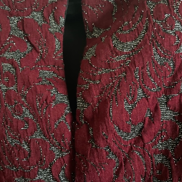 Burgundy En Focus Dress - Picture 4 of 5